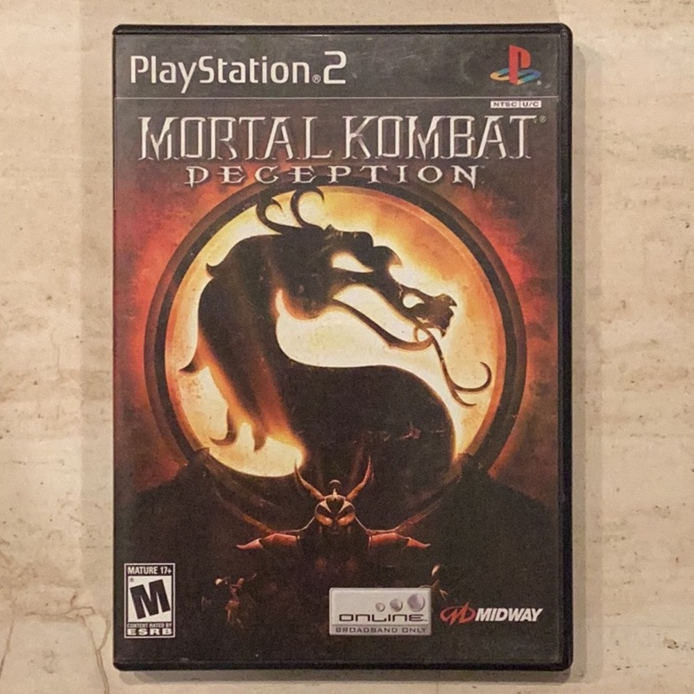 Mortal Kombat Deception PlayStation 2 Game Complete PS2 CIB